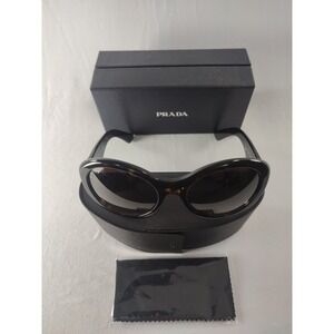 Prada SPR 30P Sunglasses Tortoise Havana Brown Gradient 55-19-140 NIB Italy